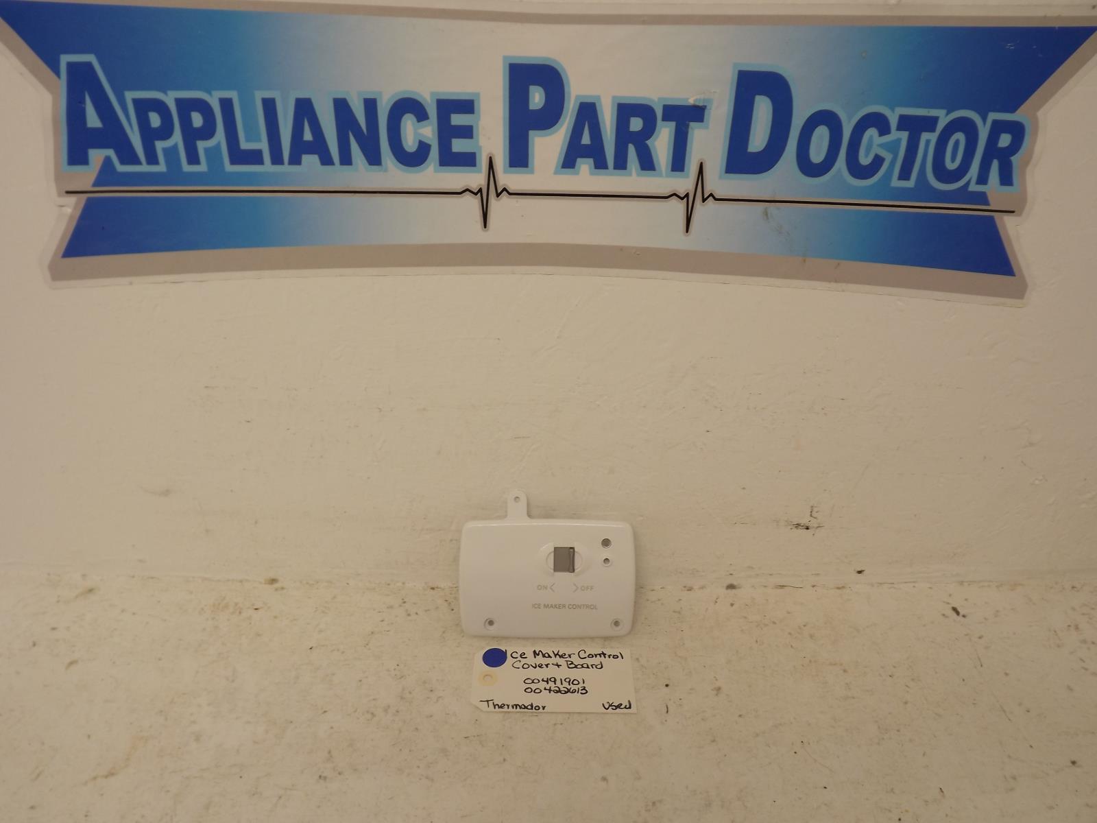 Thermador Refrigerator 00491901 00422613 Ice Maker Control Cover & Board Used Thermador Refrigerator 00491901 00422613 Ice Maker Control Cover & Board Used